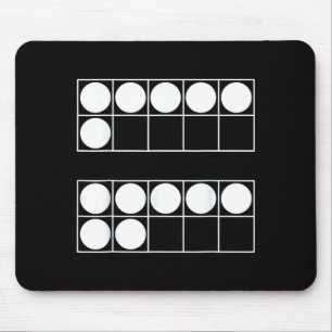 Mousepad Engraçado 6 7 Número Professores de Matemática Alu