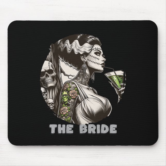 Mousepad Engraçado A Noiva O Monstro Frankenstein Falhou Ha (Frente)