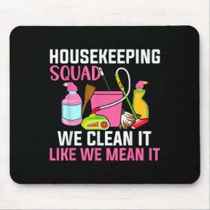 Mousepad Engraçado Agregado Doméstico de Limpeza de Humor
