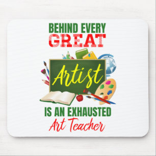 Mousepad Engraçado Apreciação do Professor de Arte Exaus