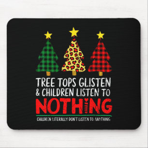 Mousepad Engraçado Árvores De Natal Humor Pai Para Professo