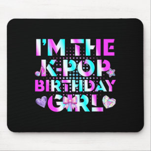 Mousepad Engraçado as garotas de aniversário do k-pop amant