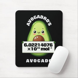 Mousepad Engraçado Avocado de Avogadro