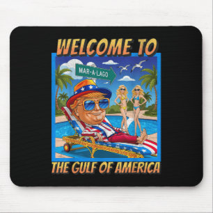 Mousepad Engraçado Bem-Vindo Ao Golfo Das Américas 9 De Fev