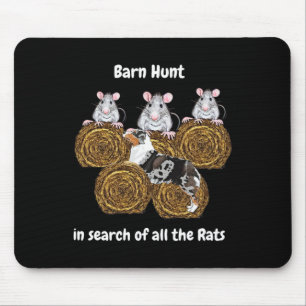 Mousepad Engraçado Byrn Hunt - Em Busca De Ratos Com Merl A