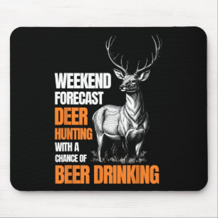Mousepad Engraçado Caçador De Bebendos Da Estação De Caça P