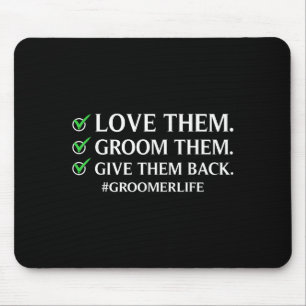 Mousepad Engraçado Cachorro Alinhando Arte Para Homens Mulh