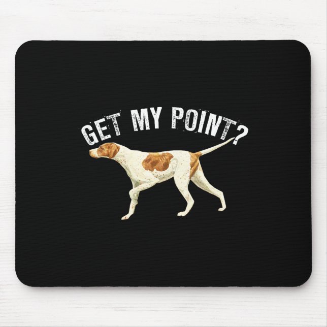 Mousepad Engraçado Cachorro Pôr Meu Cachorro Pássaro Dando  (Frente)