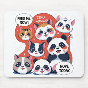 Mousepad Engraçado Cartoon Animal - Memória Inspirou Humor