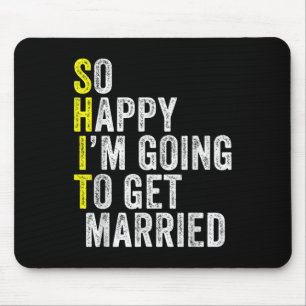 Mousepad Engraçado Casamento Sarcástico Noite Noivado Mar