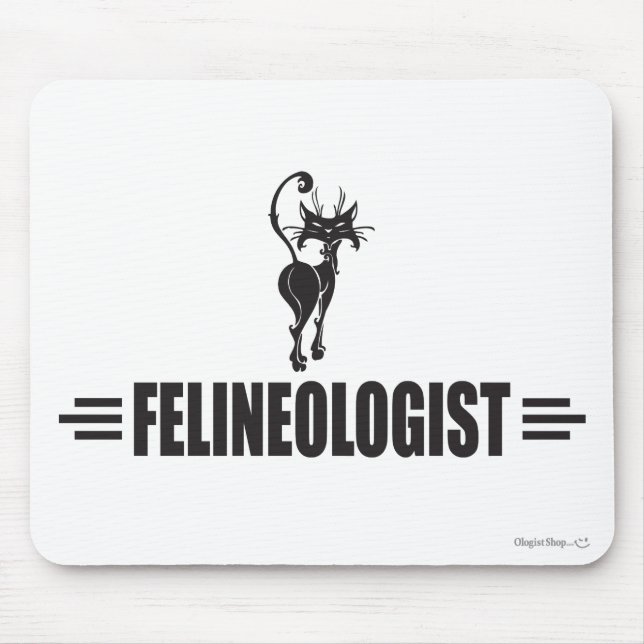 Mousepad Engraçado Cat Lover (Frente)