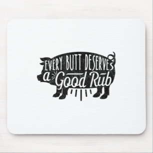 Mousepad Engraçado Churrasco Barbecue Pork Todo Bumbum Ador