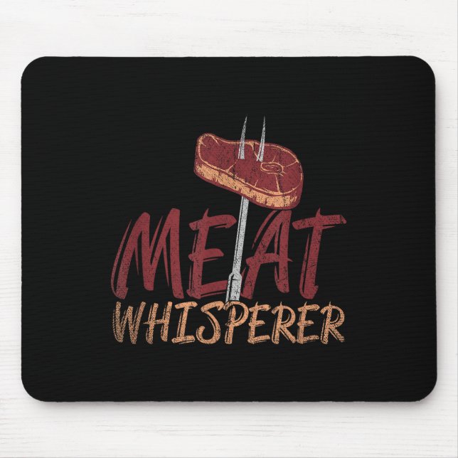 Mousepad Engraçado Churrasco Carne fumada Presente Idea Bar (Frente)
