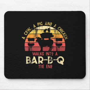Mousepad Engraçado Churrasco Fumado Carne Fumada Presente I