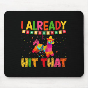 Mousepad Engraçado Cinco De Mayo Cute Pinata Eu Já Acertei