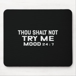 Mousepad Engraçado Citação Que Você Não Tenta, Humm 24