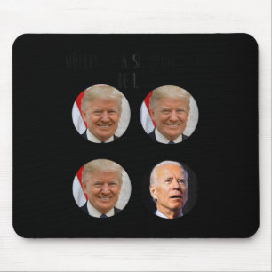 Mousepad Engraçado Comprar Carrinho Trump Biden Votação
