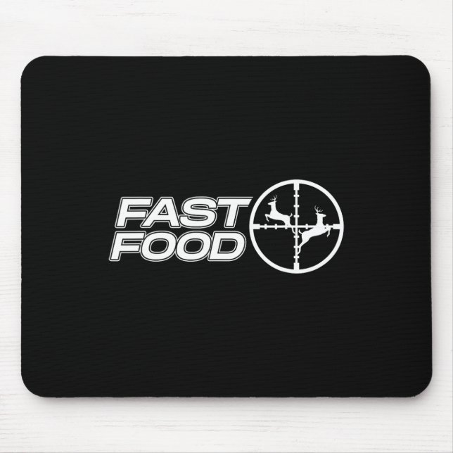 Mousepad Engraçado Deer Hunting Comida Deer Gift For Hunter (Frente)