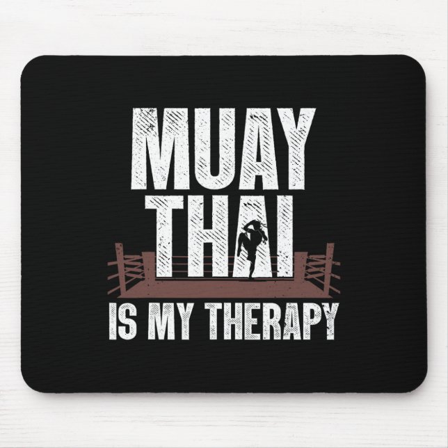 Mousepad Engraçado Design Tailandês Muay para Homens Mulher (Frente)