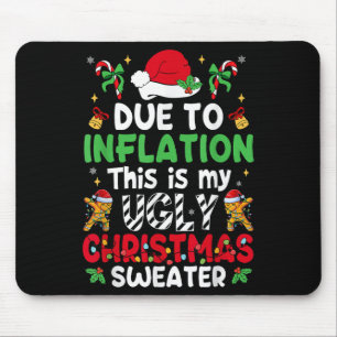 Mousepad Engraçado Devido À Inflação Homens Feios De Natal