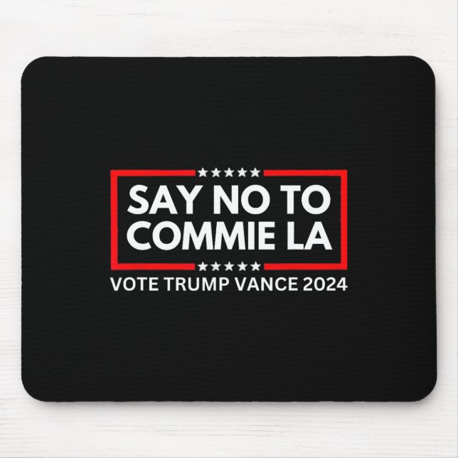 Mousepad Engraçado Discurso Político Não Para Cometer La Vo (Frente)