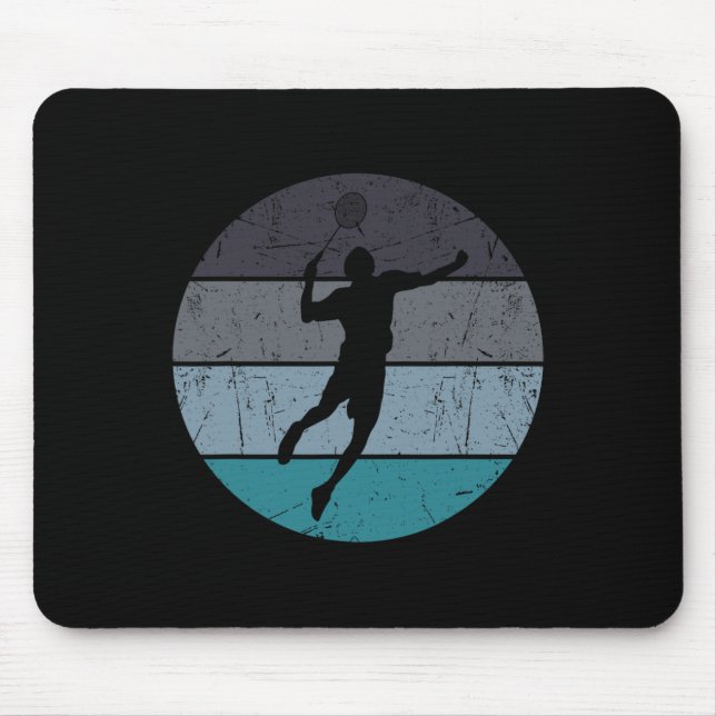 Mousepad Engraçado Dminton Shuttle Para Homens Mulheres Ret (Frente)