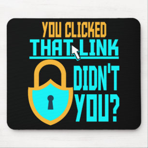 Mousepad Engraçado Dom de Segurança Cibernética Hacker T