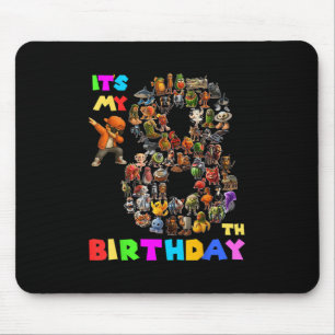 Mousepad Engraçado É Meu 8º aniversário Memória do Brainrot