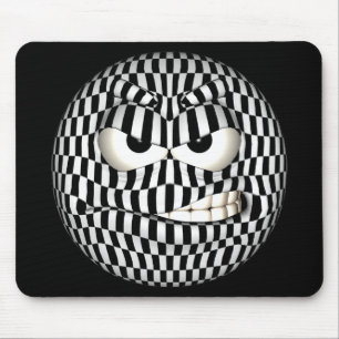 Mousepad Engraçado Emoticon Irritado