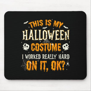 Mousepad Engraçado Este É Meu Traje de Halloween Homens Mul