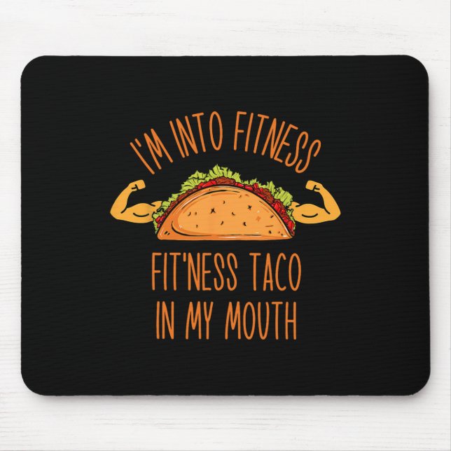 Mousepad Engraçado Eu Sou Fitness (Frente)