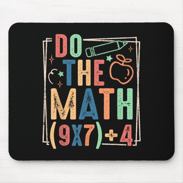 Mousepad Engraçado Faça a Conta 67 Meme Seis Sete Menino Me (Frente)