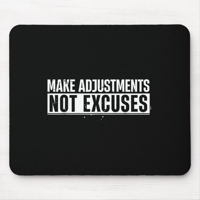 Mousepad Engraçado Fazer Ajustes Não Explica Questão Motiva (Frente)