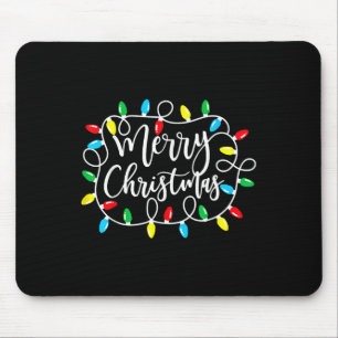 Mousepad Engraçado Feliz Natal Luzes Xmas Homens Mulheres