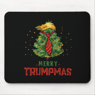 Mousepad Engraçado Feliz Trumpmas Árvore de Natal Xmas Hol