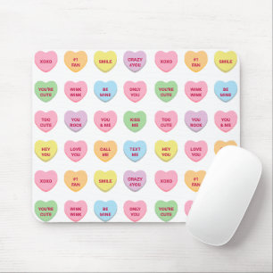 Mousepad Engraçado, fofo, conversa personalizada, doces, co