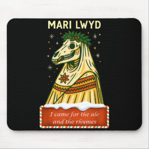 Mousepad Engraçado Folclore Retro Esqueleto Cavalo Mari Lwy