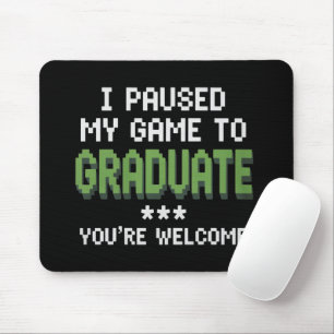 Mousepad Engraçado Formando de Jogo 2025 Graduação