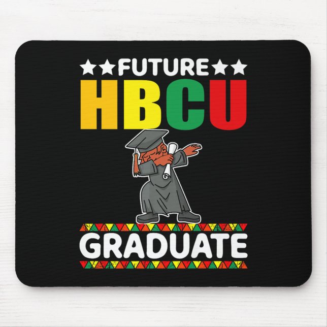 Mousepad Engraçado Formandos Kid Futuro Hbcu Gradu (Frente)