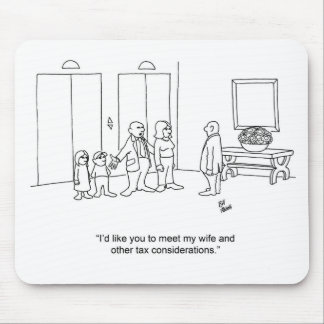 Mousepad Engraçado Gift do Contador da Família Cartoon!