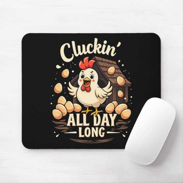 Mousepad Engraçado Humor Rústico da Fazenda (Com mouse)
