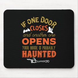 Mousepad Engraçado Hunny House Inspirational Cote Halloween