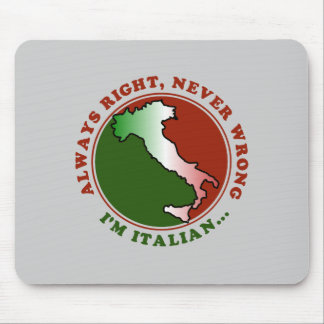 Mousepad engraçado italiano teimoso