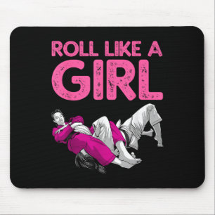 Mousepad Engraçado Jiu Jitsu Art Para Mulheres Meninas Cria