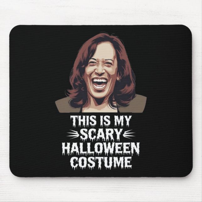 Mousepad Engraçado Kamala Harris Este É Meu Cos De Hallowee (Frente)