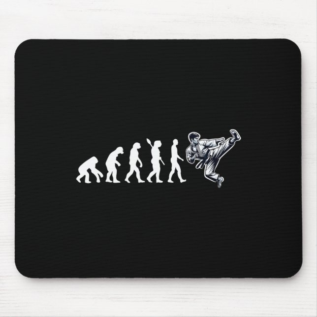 Mousepad Engraçado Karate Evolution Artes Marciais Lover Ka (Frente)