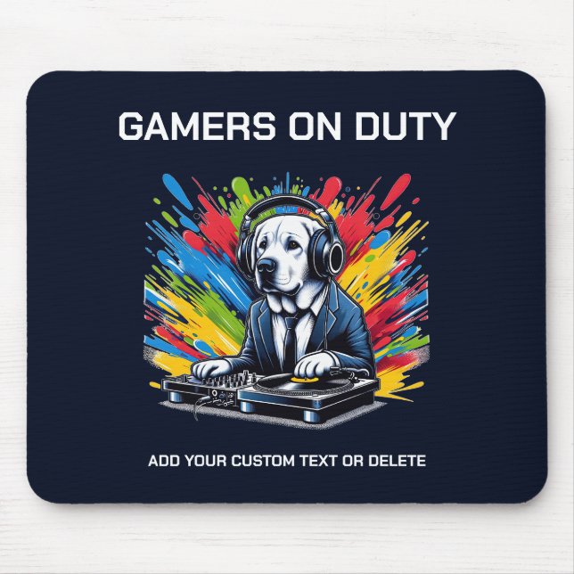 Mousepad Engraçado Labrador E Presente De Amante de os anim (Frente)
