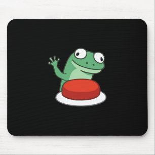 Mousepad Engraçado Lizard Button Meme