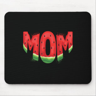 Mousepad Engraçado Mãe Melancia Fruta de Verão