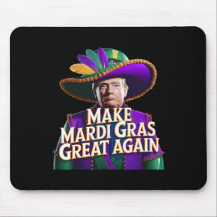 Mousepad Engraçado Mardi Gras Donald Trump Mardi Gras Ameri
